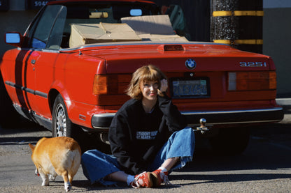 Student Driver at Heart | Black Crew Neck