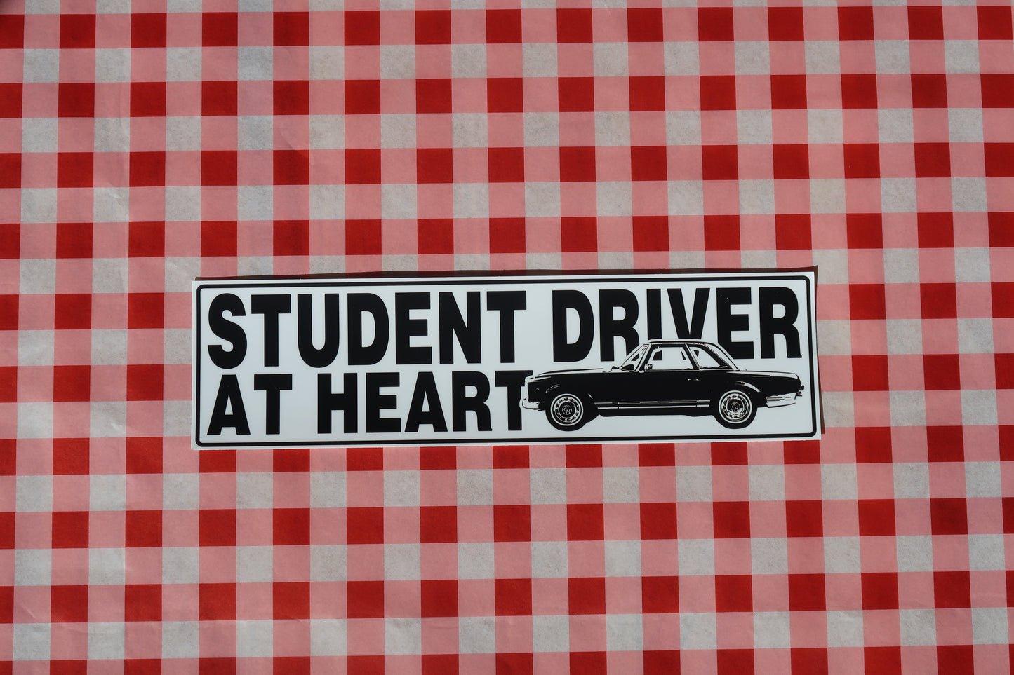 Student Driver At Heart | Bumper Sticker