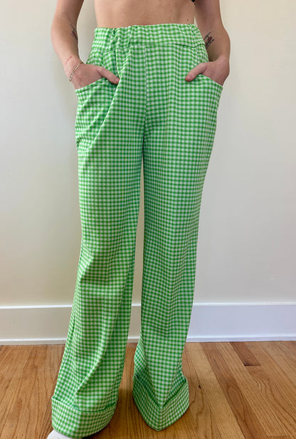 Gingham | 70's| Handmade Pants