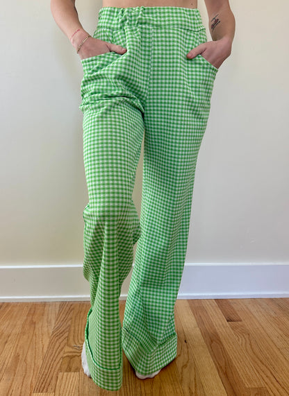 Gingham | 70's| Handmade Pants