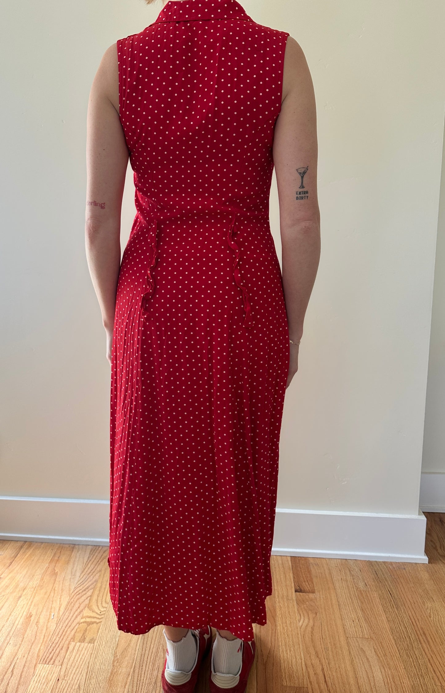 Polka dot | 90S| Red Dress