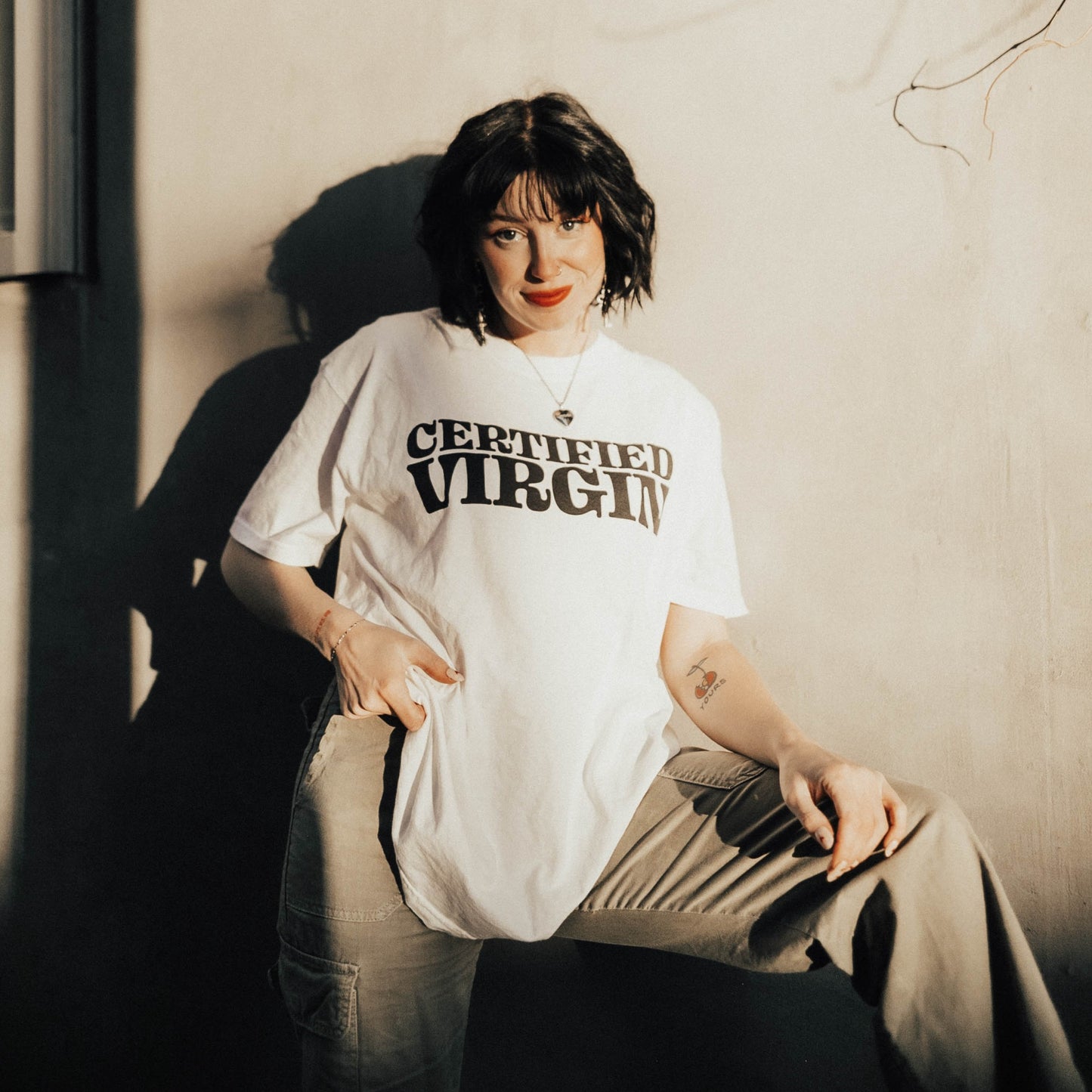 Certified Virgin | White Tee