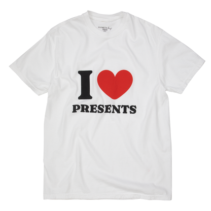 I Heart Presents | White Tee