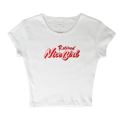 Retired Nice Girl | Baby Tee