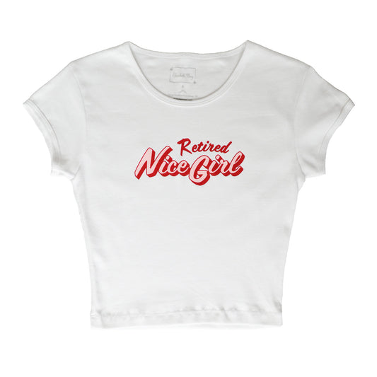 Retired Nice Girl | Baby Tee