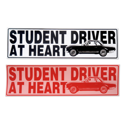 Student Driver At Heart | Bumper Sticker