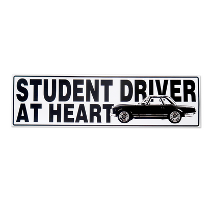 Student Driver At Heart | Bumper Sticker