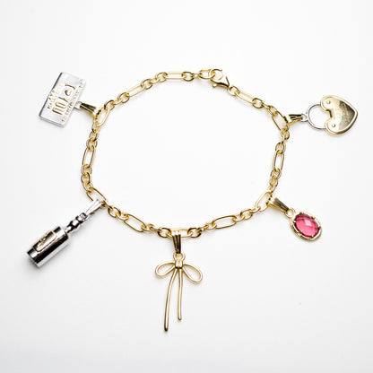 Full Charm Bracelet | Gold